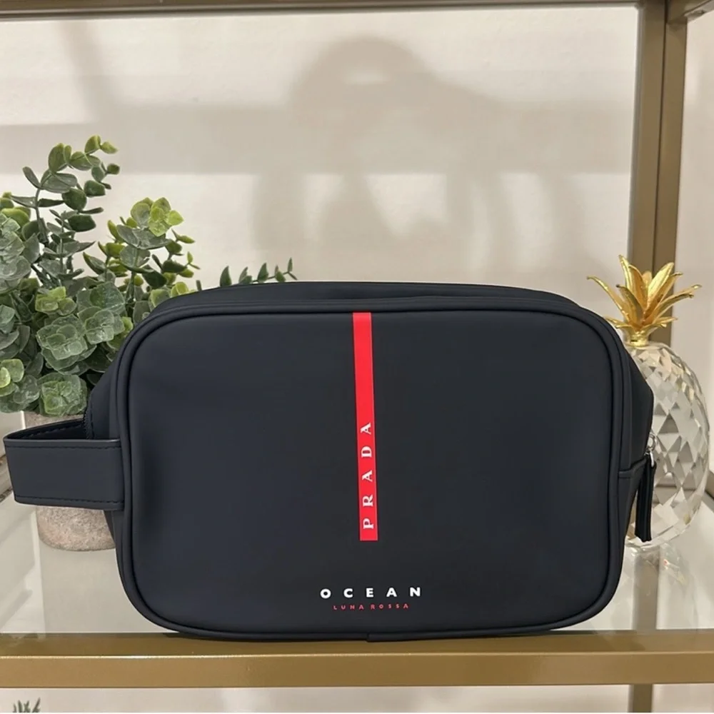 Prada Men's Navy Blue Bag